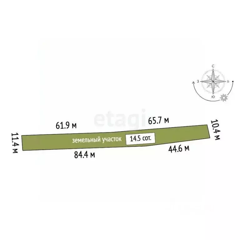 Участок в Мордовия, Лямбирский район, Берсеневское с/пос, д. Блохино  ... - Фото 2