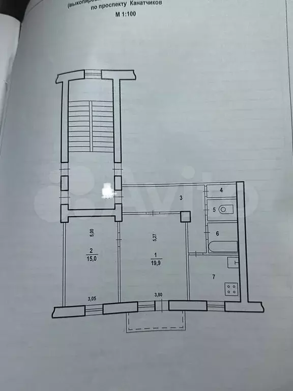 2-к. квартира, 57 м, 5/5 эт. - Фото 0