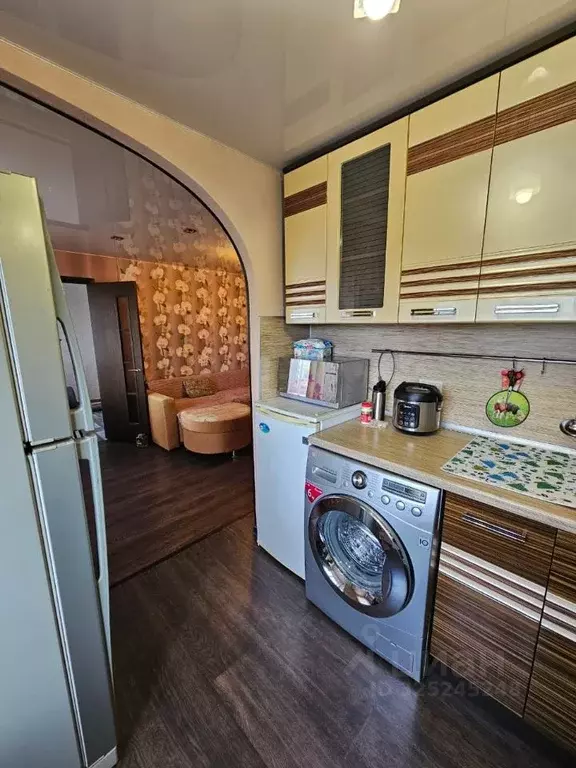 3-к кв. Приморский край, Владивосток ул. Адмирала Кузнецова, 52А (46.0 ... - Фото 2