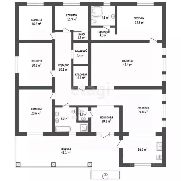 Дом в Крым, Сакский район, с. Ромашкино ул. Мира (298 м) - Фото 2
