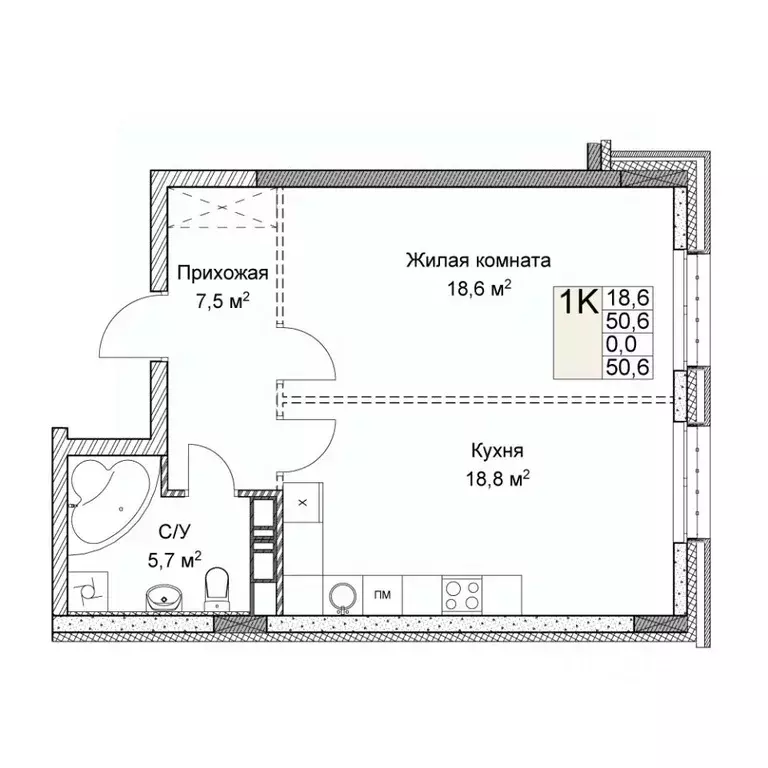 Свободной планировки кв. Нижегородская область, Нижний Новгород ... - Фото 0