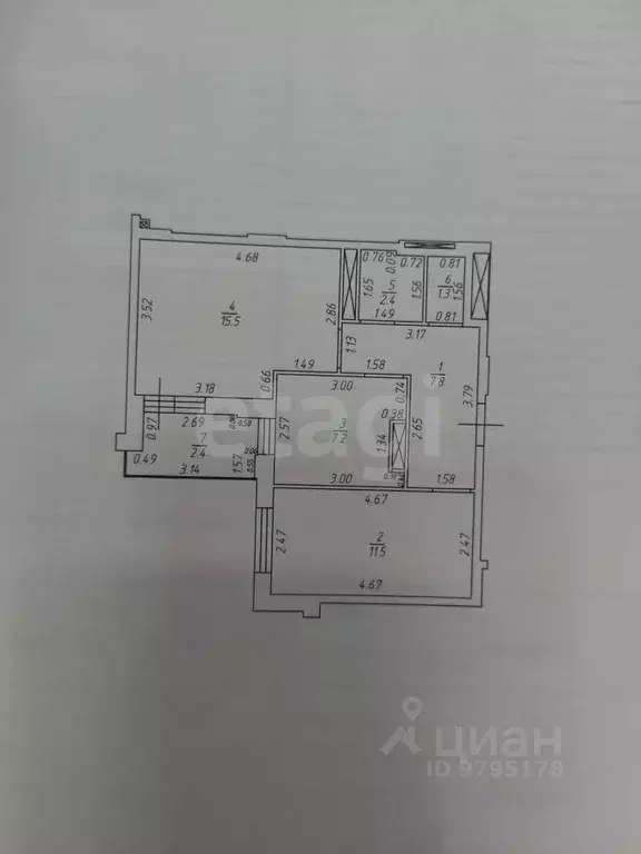 2-к кв. Татарстан, Казань Тэцевская ул., 4А (45.7 м) - Фото 2