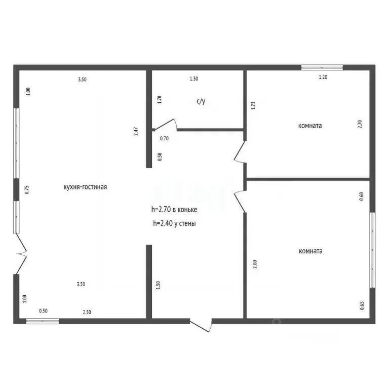 Дом в Красноярский край, Сосновоборский муниципальный округ, д. ... - Фото 2