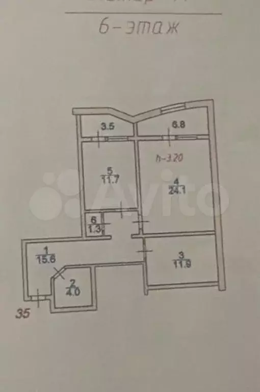 2-к. квартира, 79 м, 6/13 эт. - Фото 0