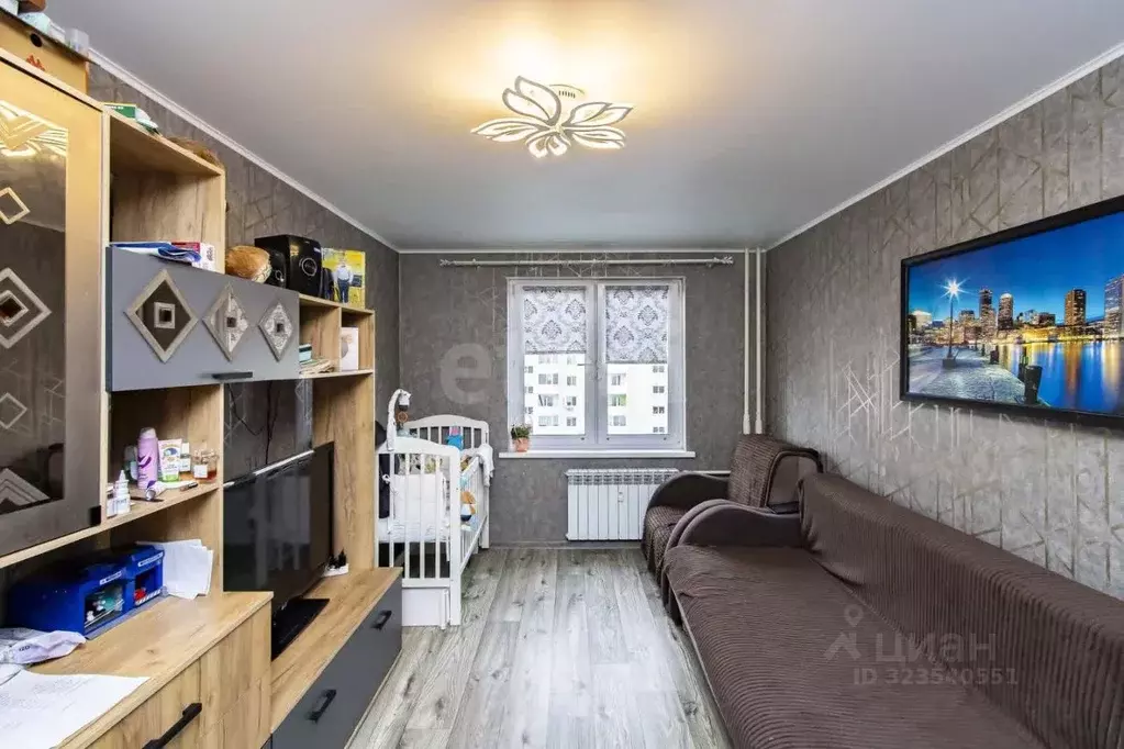 1-к кв. Тюменская область, Тюмень Антипино мкр, ул. Беловежская, 15 ... - Фото 2