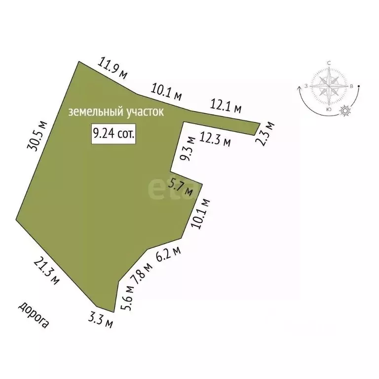 Участок в Севастополь ул. Ручьевая, 25 (9.24 сот.) - Фото 2