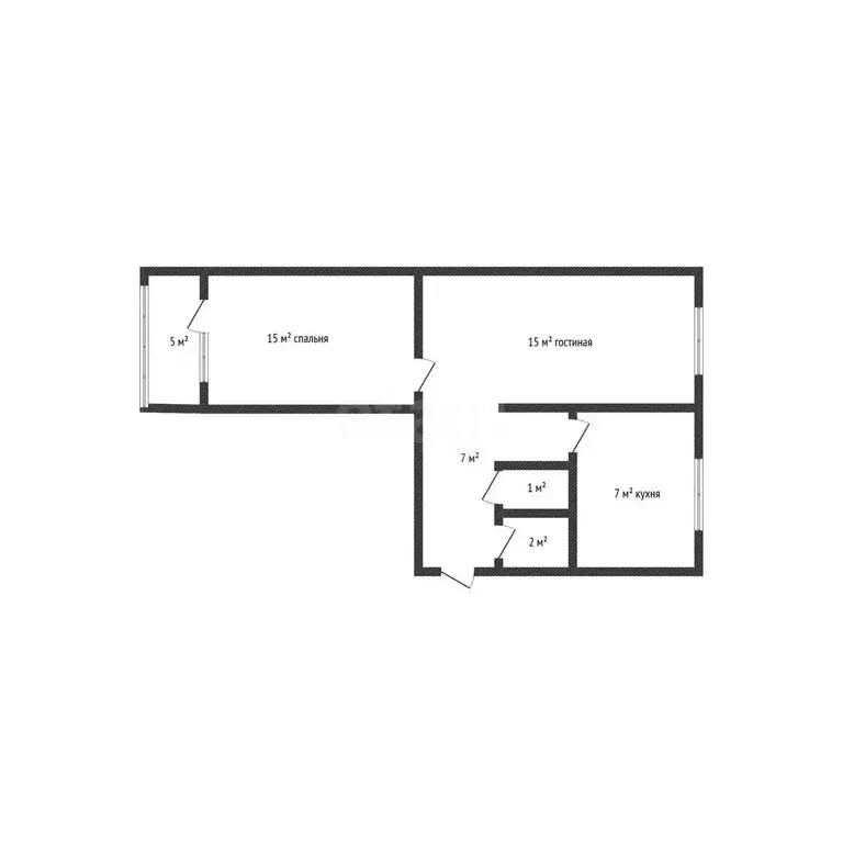 2-комнатная квартира: Махачкала, улица Магомеда Ярагского, 79А (55 м) - Фото 1