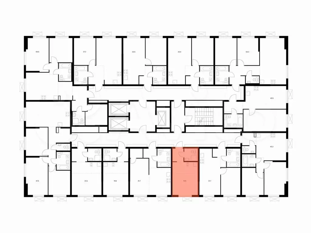 Квартира-студия, 19,9 м, 16/25 эт. - Фото 1