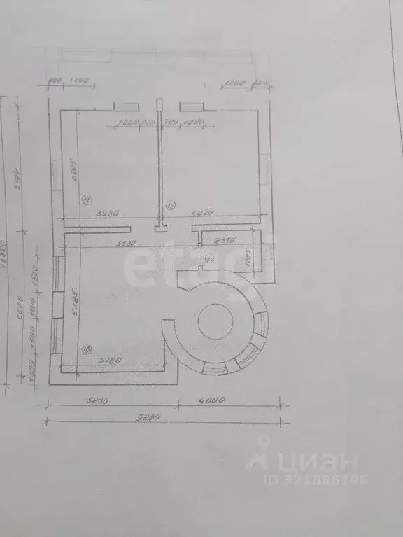 Дом в Белгородская область, Вейделевка рп ул. Есенина, 7 (45 м) - Фото 1