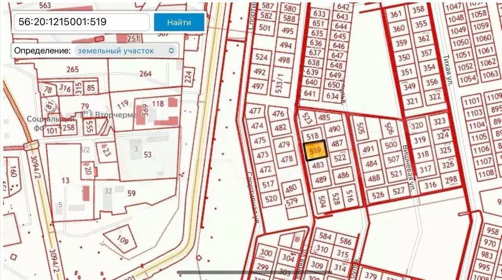 Участок в Оренбургская область, с. Октябрьское ул. Весенняя, 49 (11.85 ... - Фото 1