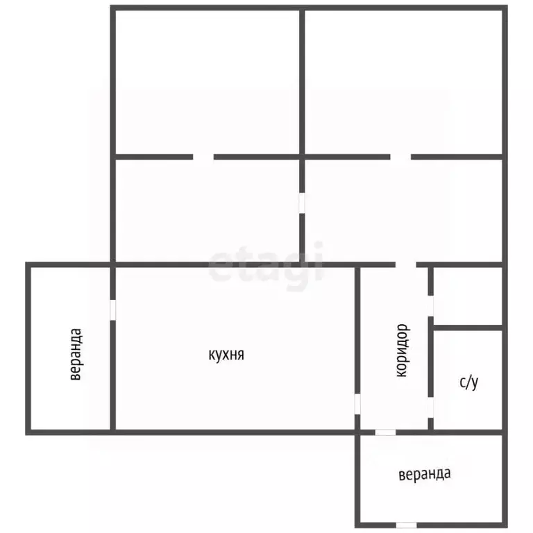 Дом в Воронежская область, с. Каширское, Колхоз Победа мкр  (74 м) - Фото 2