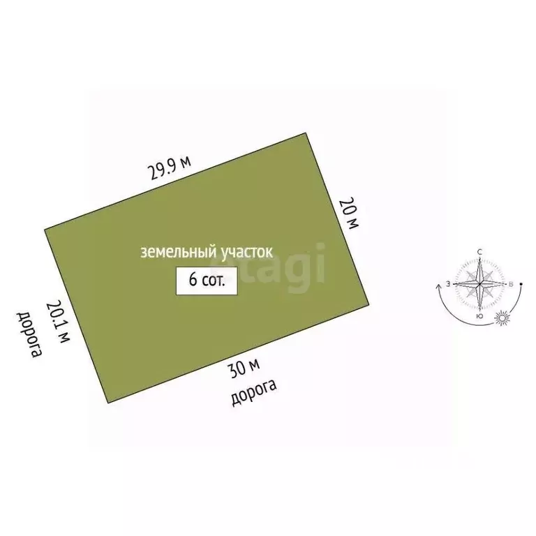 Участок в Крым, Симферопольский район, Николаевское с/пос, с. Тепловка ... - Фото 2