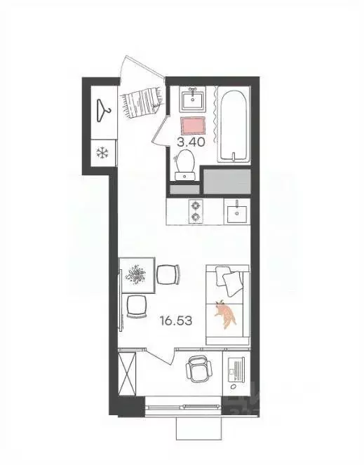 Студия Ульяновская область, Ульяновск ул. Александра Невского, 2Жк4 ... - Фото 1
