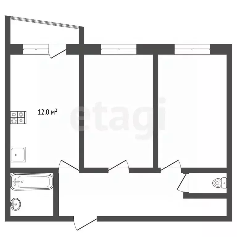 2-к кв. Московская область, Чехов ул. Дружбы, 1 (80.0 м) - Фото 2