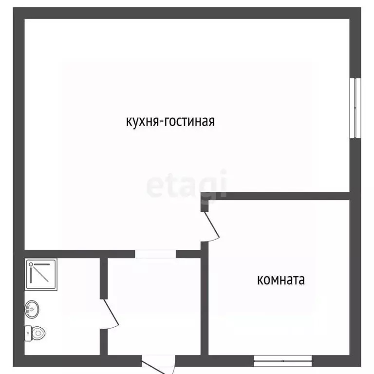 Дом в Московская область, Луховицы пер. Светлый, 6 (33 м) - Фото 1