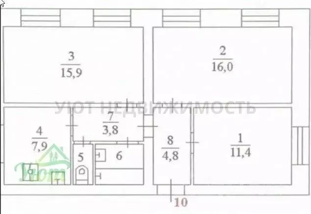 3-к кв. Москва Новогиреевская ул., 47/26 (65.0 м) - Фото 2