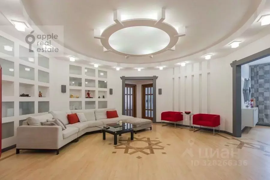 3-к кв. Москва 1-й Смоленский пер., 17 (130.0 м) - Фото 1