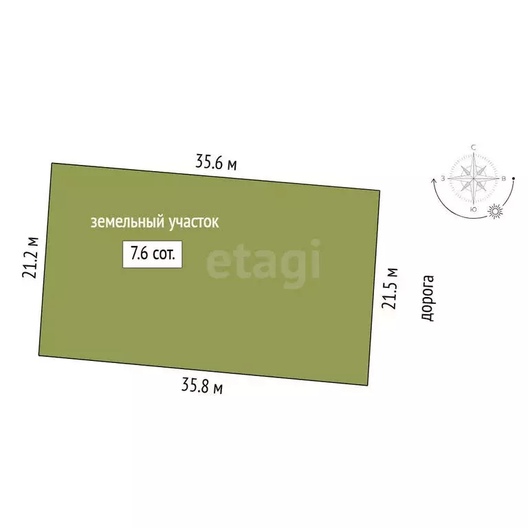 Участок в Тюмень, микрорайон Пушкин, переулок Пиковой дамы (7.5 м) - Фото 1