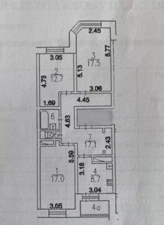 3-к кв. Москва Нижегородская ул., 17 (77.0 м) - Фото 1