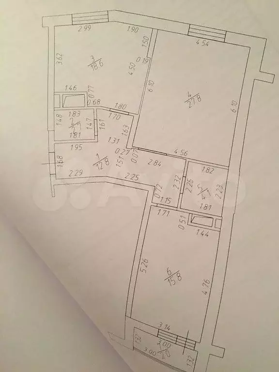 3-к. квартира, 82,9 м, 3/17 эт. - Фото 0