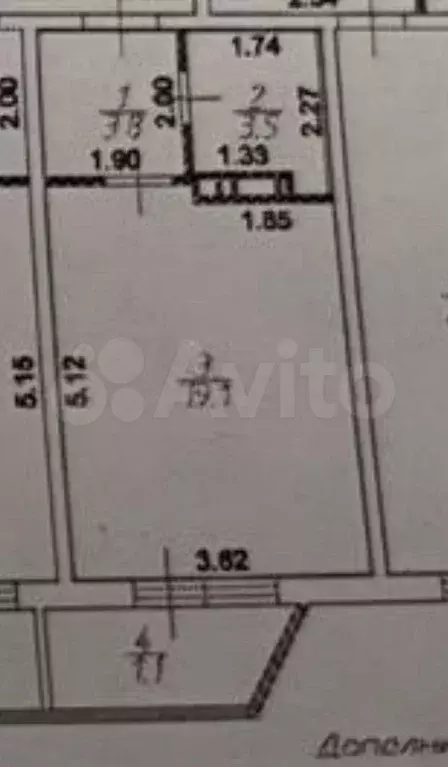 Квартира-студия, 26,4 м, 3/20 эт. - Фото 0