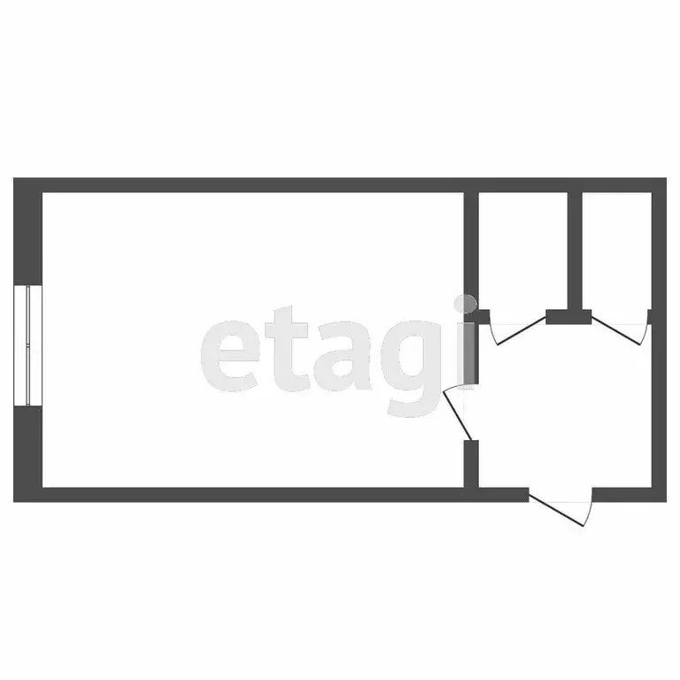 1к в -комнатной квартире ( м) - Фото 1