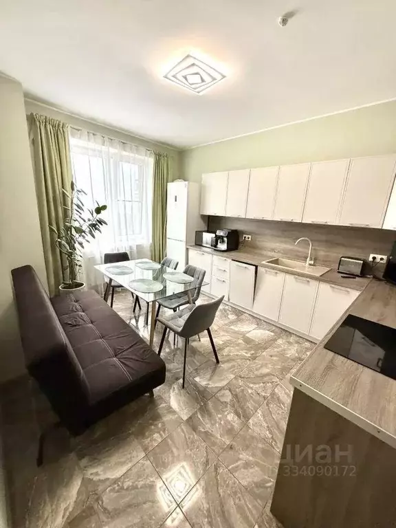 Квартира, 1 комната, 46 м - Фото 1
