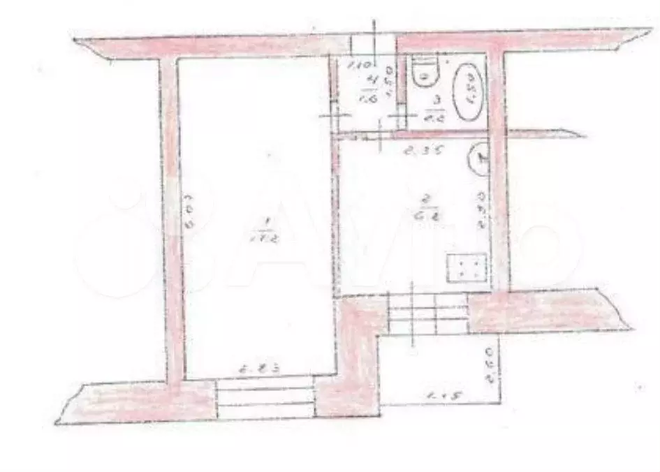 Аукцион: 1-к. квартира, 28,9 м, 1/5 эт. - Фото 0