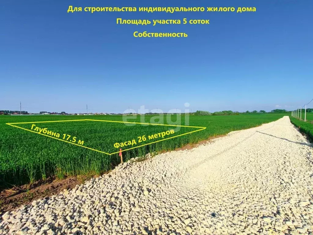 Участок в Краснодарский край, Темрюк  (4.7 сот.) - Фото 1