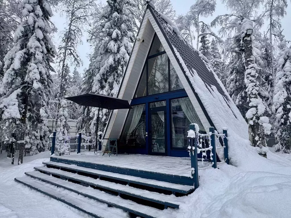 Дом в Ленинградская область, Приозерский район, Сосновское с/пос, д. ... - Фото 1
