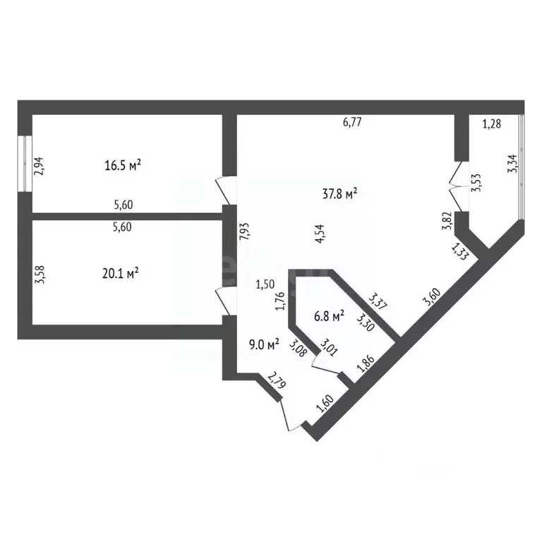 2-к кв. Амурская область, Благовещенск Игнатьевское ш., 12/2 (92.6 м) - Фото 1