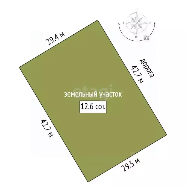 Участок в Ярославская область, Тутаев ул. Приволжская, 6 (13.0 сот.) - Фото 1