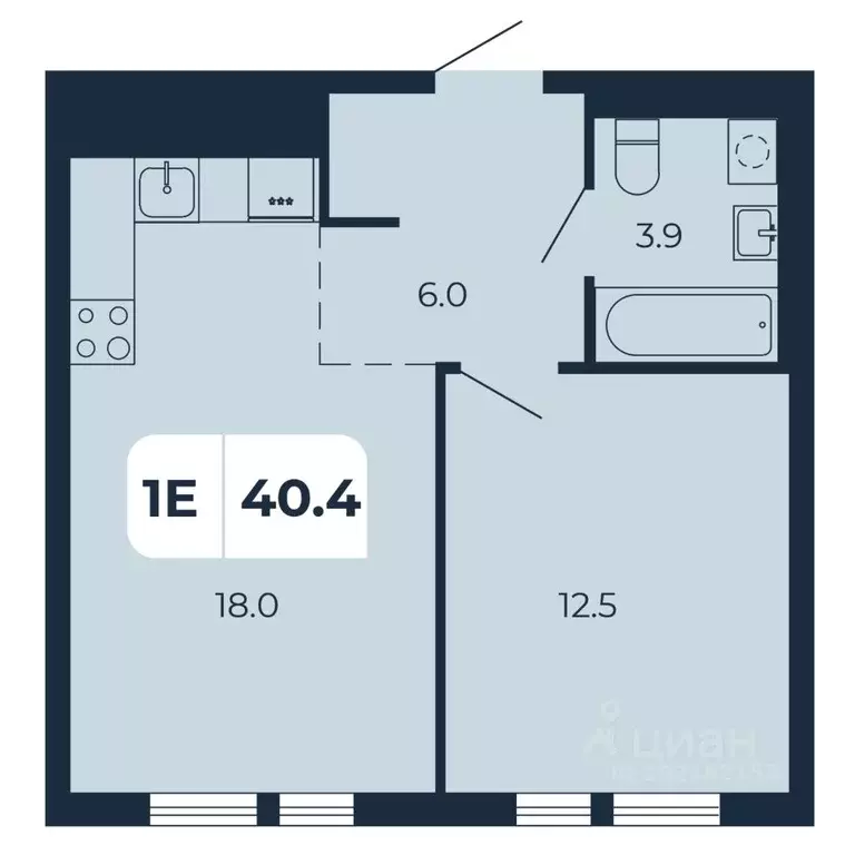 1-к кв. Ростовская область, Ростов-на-Дону Северный мкр, ул. ... - Фото 1