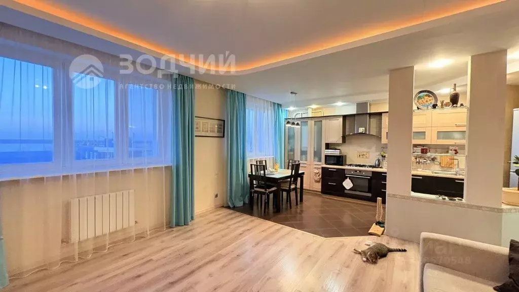 3-к кв. Чувашия, Чебоксары ул. Семена Ислюкова, 12 (85.7 м) - Фото 1
