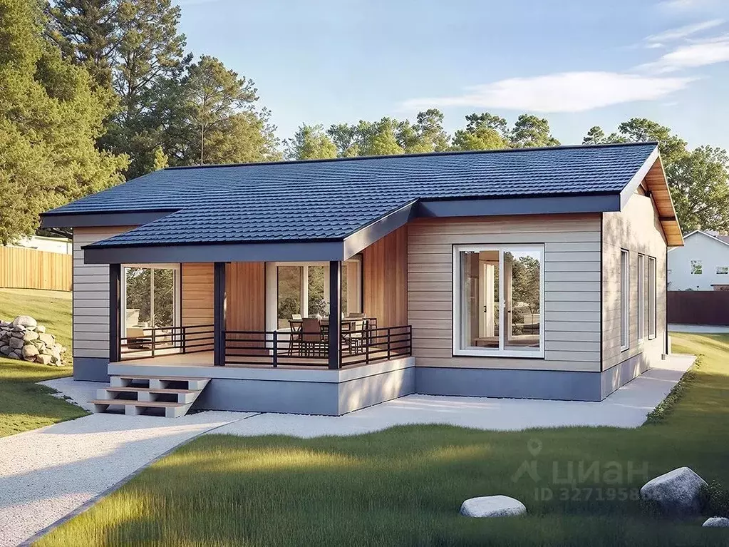 Дом в Омская область, Омский район муниципальный округ, с. Дружино ул. ... - Фото 1