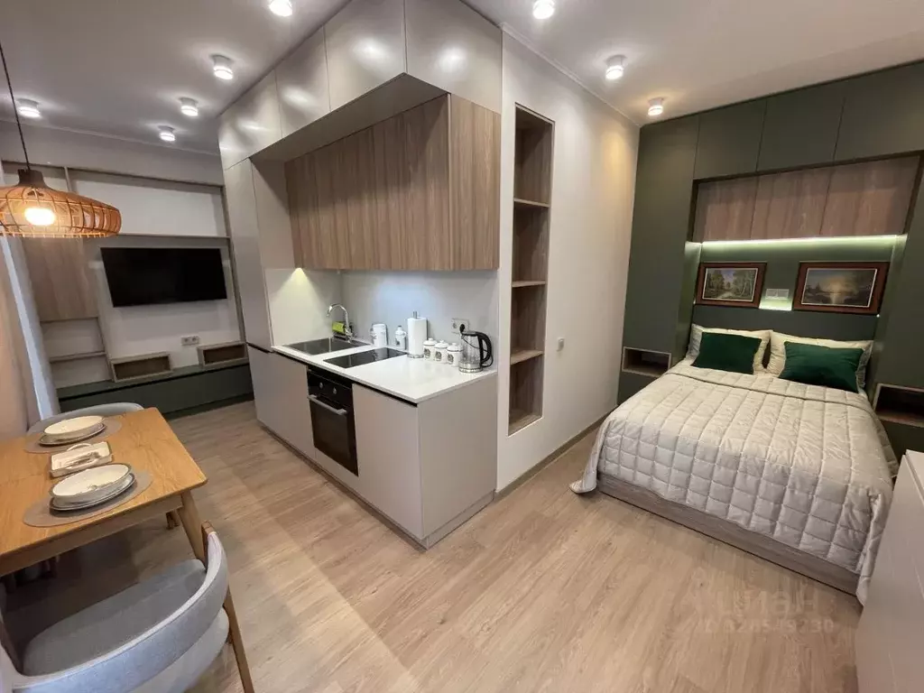 Студия Санкт-Петербург ул. Русановская, 20к1 (31.0 м) - Фото 0