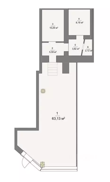 Торговая площадь в Саратовская область, Саратов Соколовая ул., 44/62 ... - Фото 1