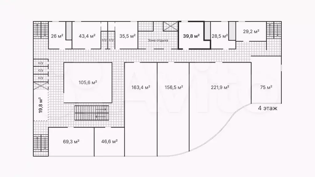 Офис, 39.8 м - Фото 0