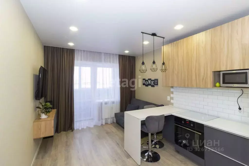 1-к кв. Тюменская область, Тюмень Интернациональная ул., 199к1 (41.8 ... - Фото 2