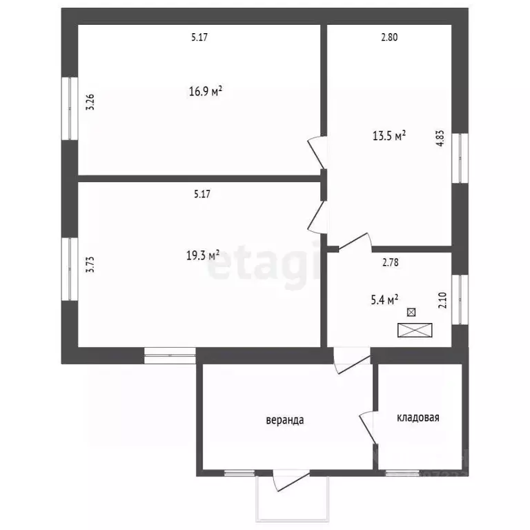 Дом в Башкортостан, Стерлитамакский район, Алатанинский сельсовет, с. ... - Фото 2