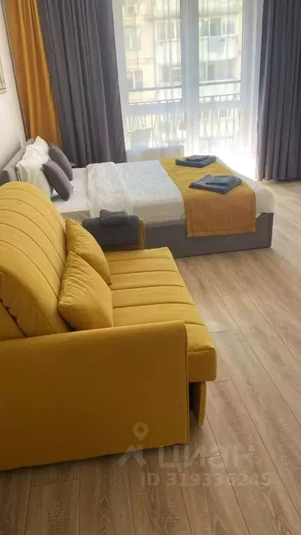 Студия Краснодарский край, Сочи ул. Искры, 66/9к3 (26.0 м) - Фото 1
