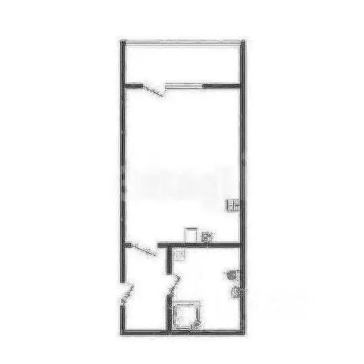 Студия Курская область, Курск ул. Энгельса, 115/6 (26.68 м) - Фото 2