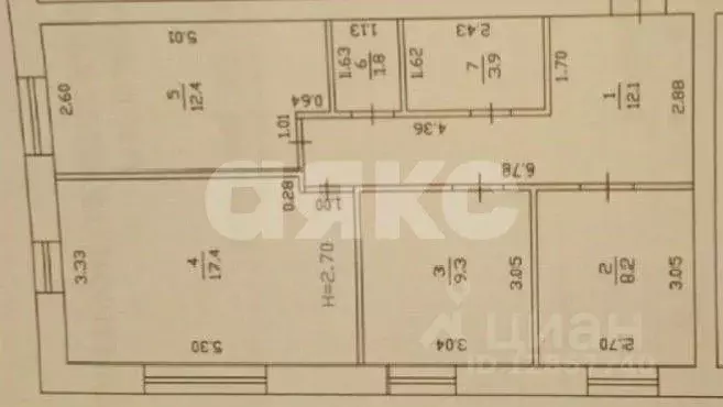 3-к кв. Краснодарский край, Горячий Ключ Заводская ул., 52 (65.1 м) - Фото 2