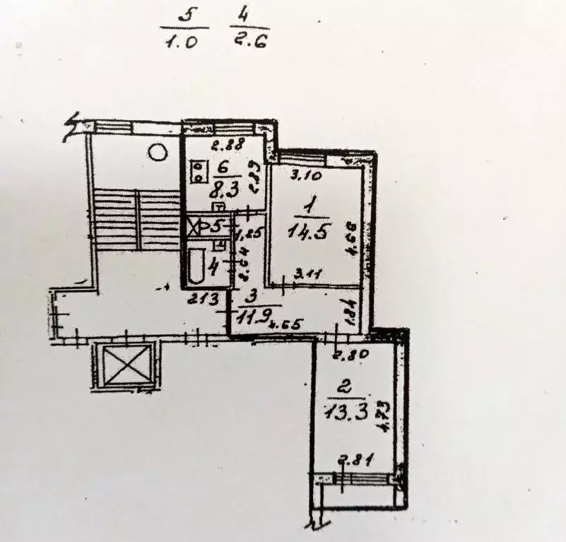 2-к кв. Санкт-Петербург ул. Коммуны, 30к1 (51.6 м) - Фото 1