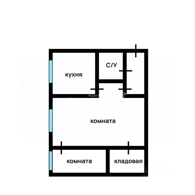 2-к кв. Приморский край, Находка Верхне-Морская ул., 98 (40.9 м) - Фото 2