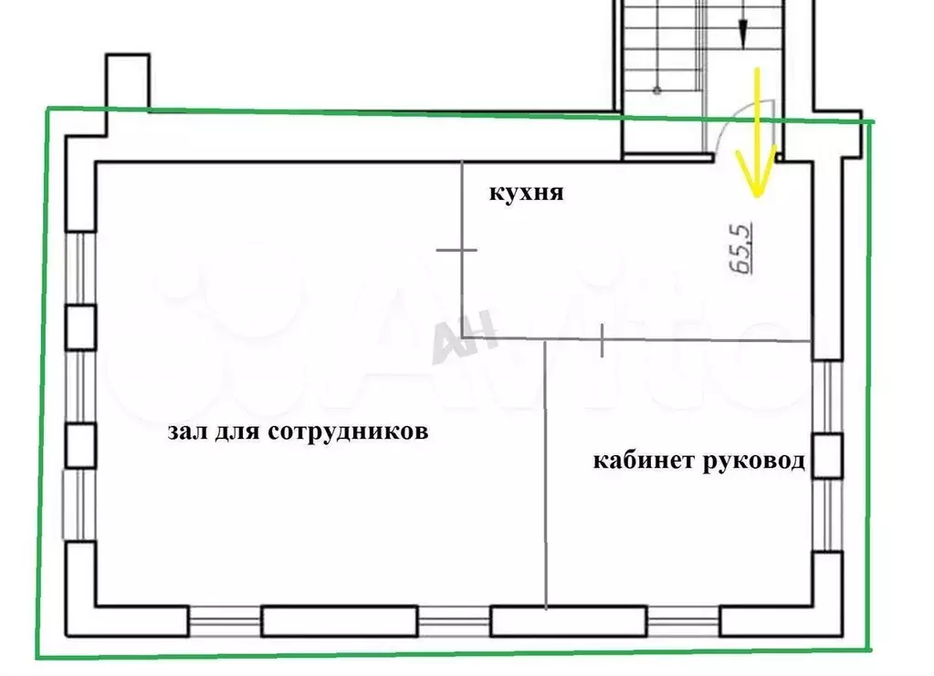 Аренда офиса 65 м2 м. Академическая в ЮЗАО в - Фото 0