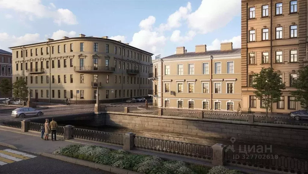 Студия Санкт-Петербург наб. Канала Грибоедова, 84 (36.0 м) - Фото 1