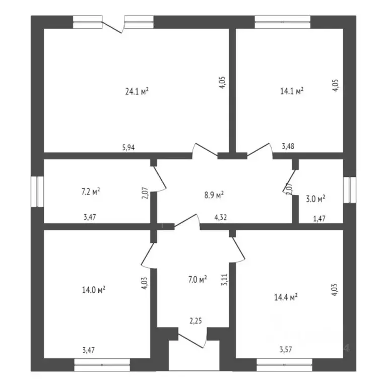 Коттедж в Тюменская область, Тюменский район, д. Елань  (100 м) - Фото 1