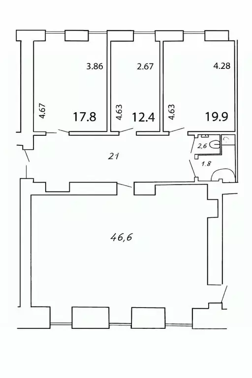 4-к кв. Москва Большая Садовая ул., 10 (123.0 м) - Фото 2
