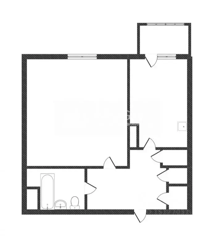 1-к кв. Ямало-Ненецкий АО, Новый Уренгой Восточный мкр, 2/5 (38.0 м) - Фото 2